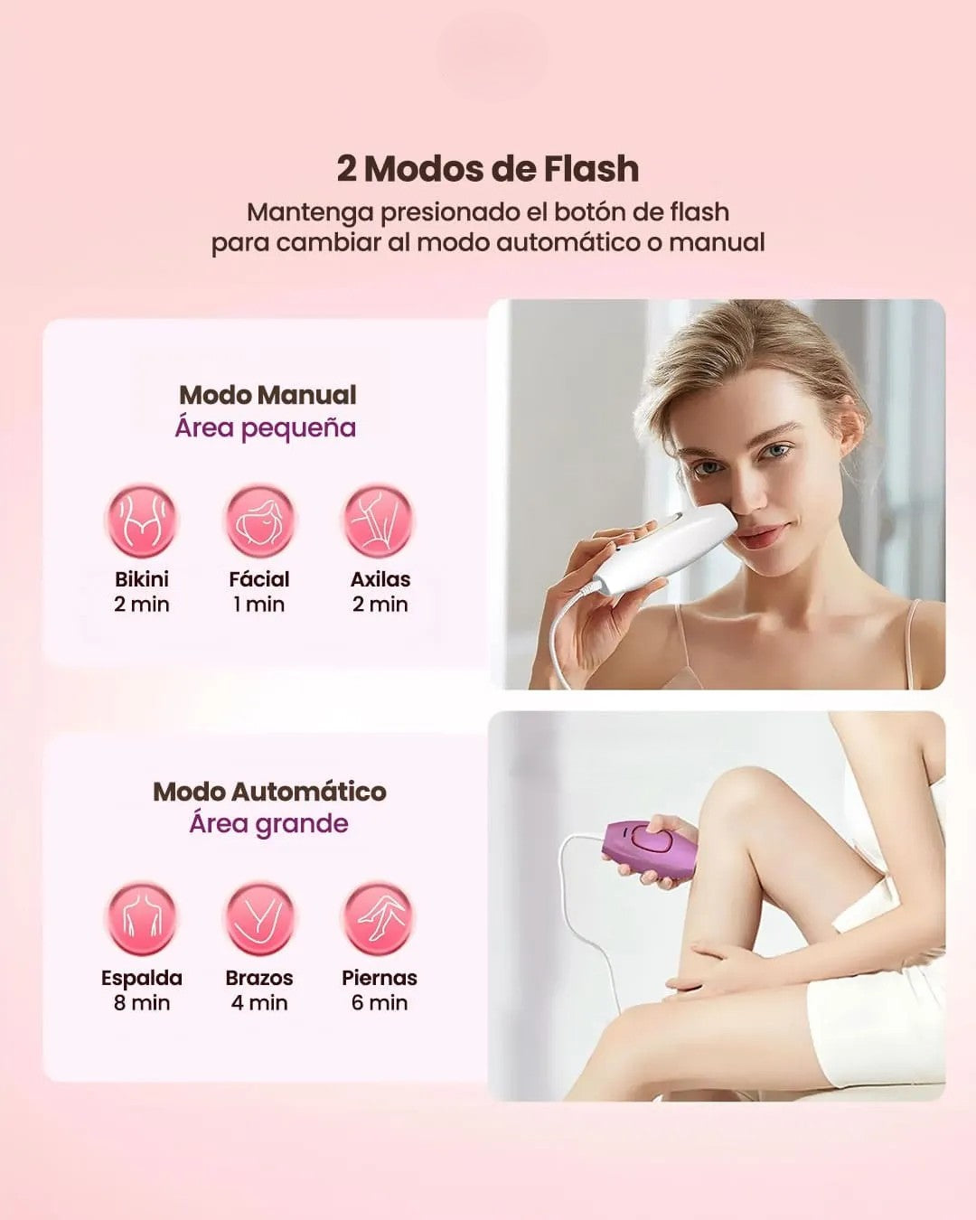 Depiladora Láser GlowSkin Pro®